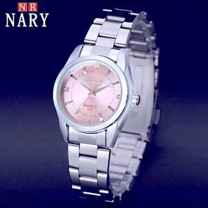 🌸Nary stainless steel water resistant watch